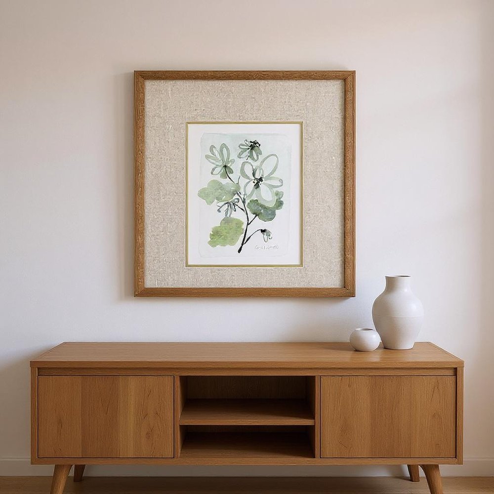 Set Of Four Dream Blossom Gold Framed Wall Art HomeRoots
