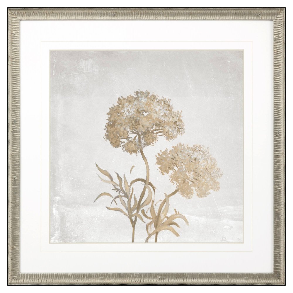 Delicate Beauty I Silver Framed Wall Art HomeRoots