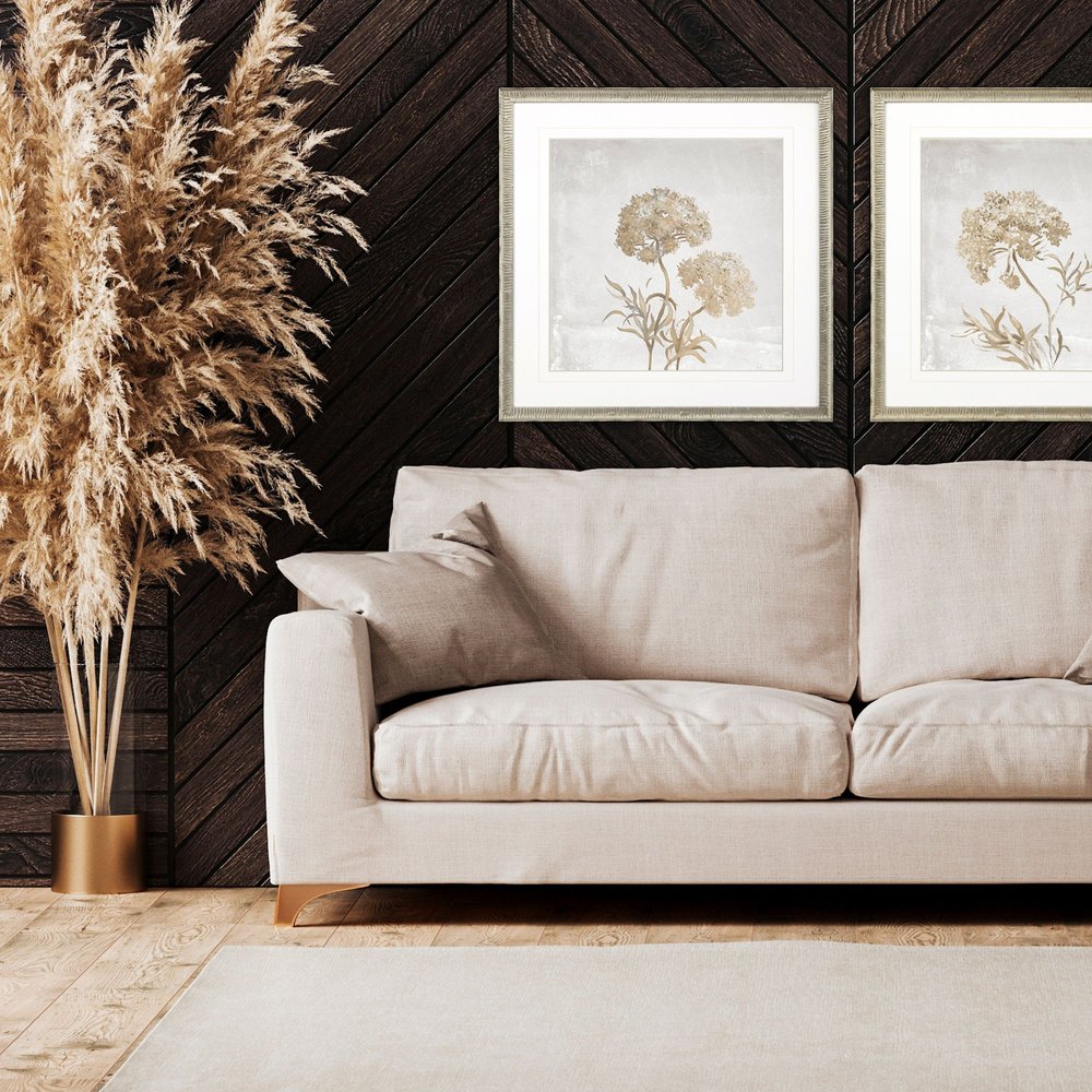 Delicate Beauty I Silver Framed Wall Art HomeRoots