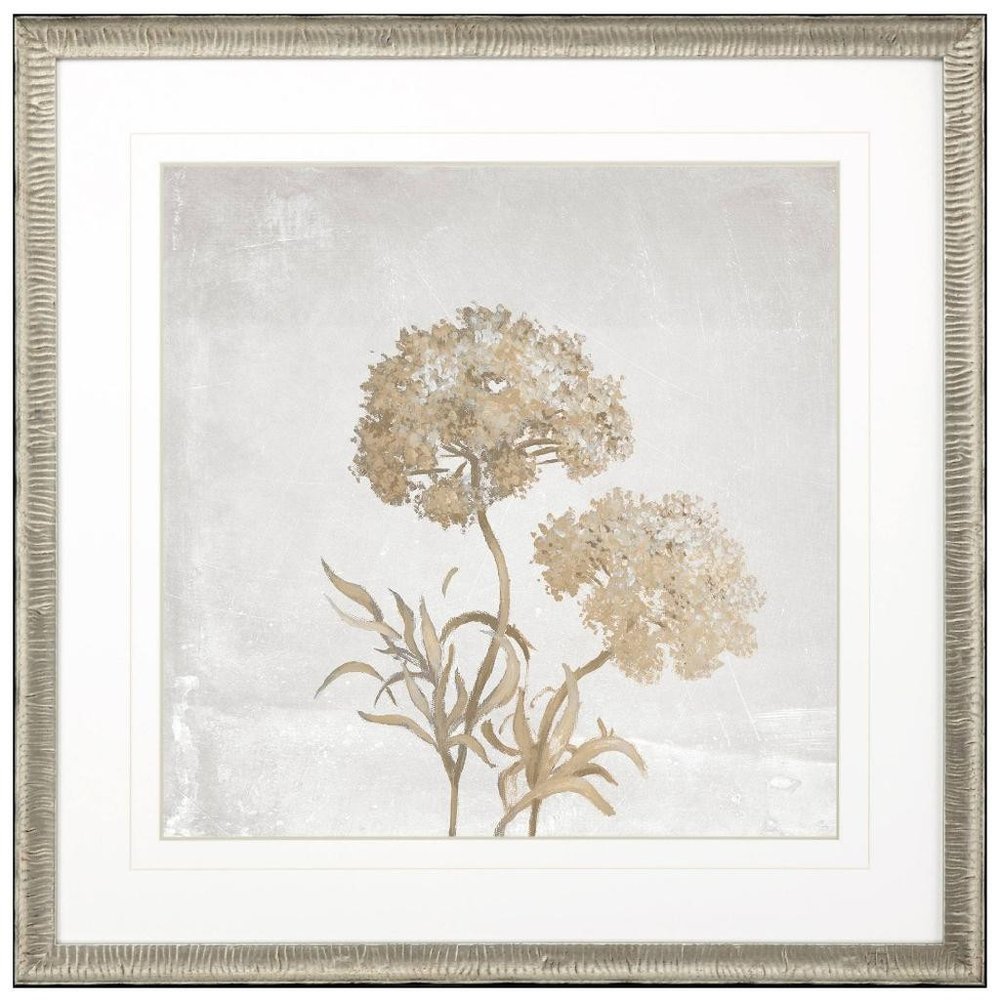 Delicate Beauty I Silver Framed Wall Art HomeRoots