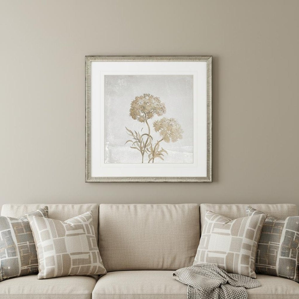 Delicate Beauty I Silver Framed Wall Art HomeRoots