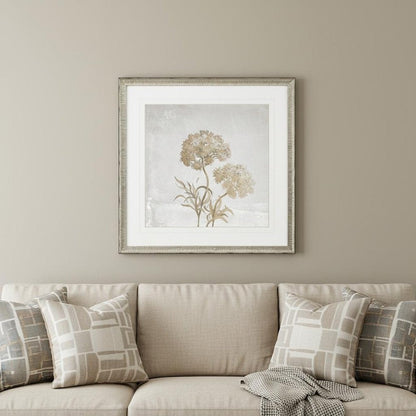 Delicate Beauty I Silver Framed Wall Art HomeRoots