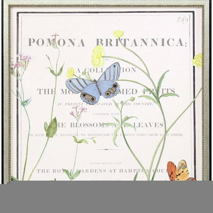 Ephemeral Bloom Silver Framed Wall Art HomeRoots