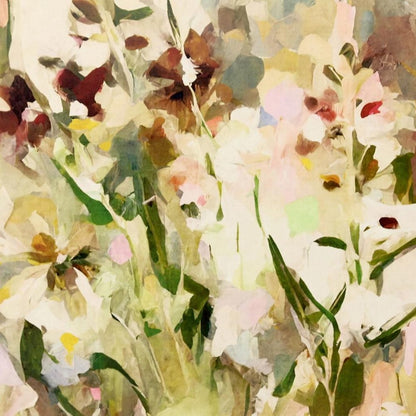 Modern Wildflower Gold Floater Frame Wall Art HomeRoots