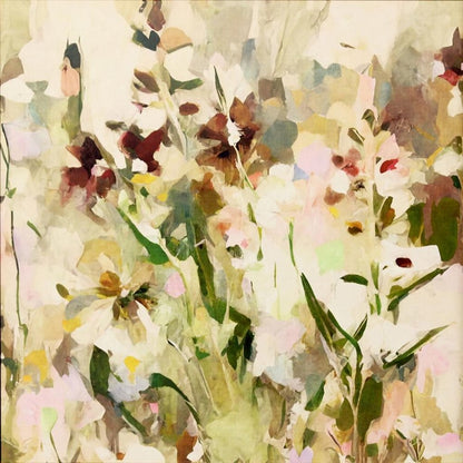 Modern Wildflower Gold Floater Frame Wall Art HomeRoots