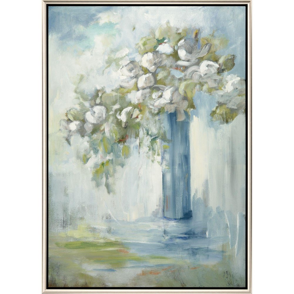 Standing Tall Silver Floater Frame Wall Art HomeRoots