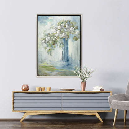 Standing Tall Silver Floater Frame Wall Art HomeRoots