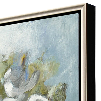 Standing Tall Silver Floater Frame Wall Art HomeRoots