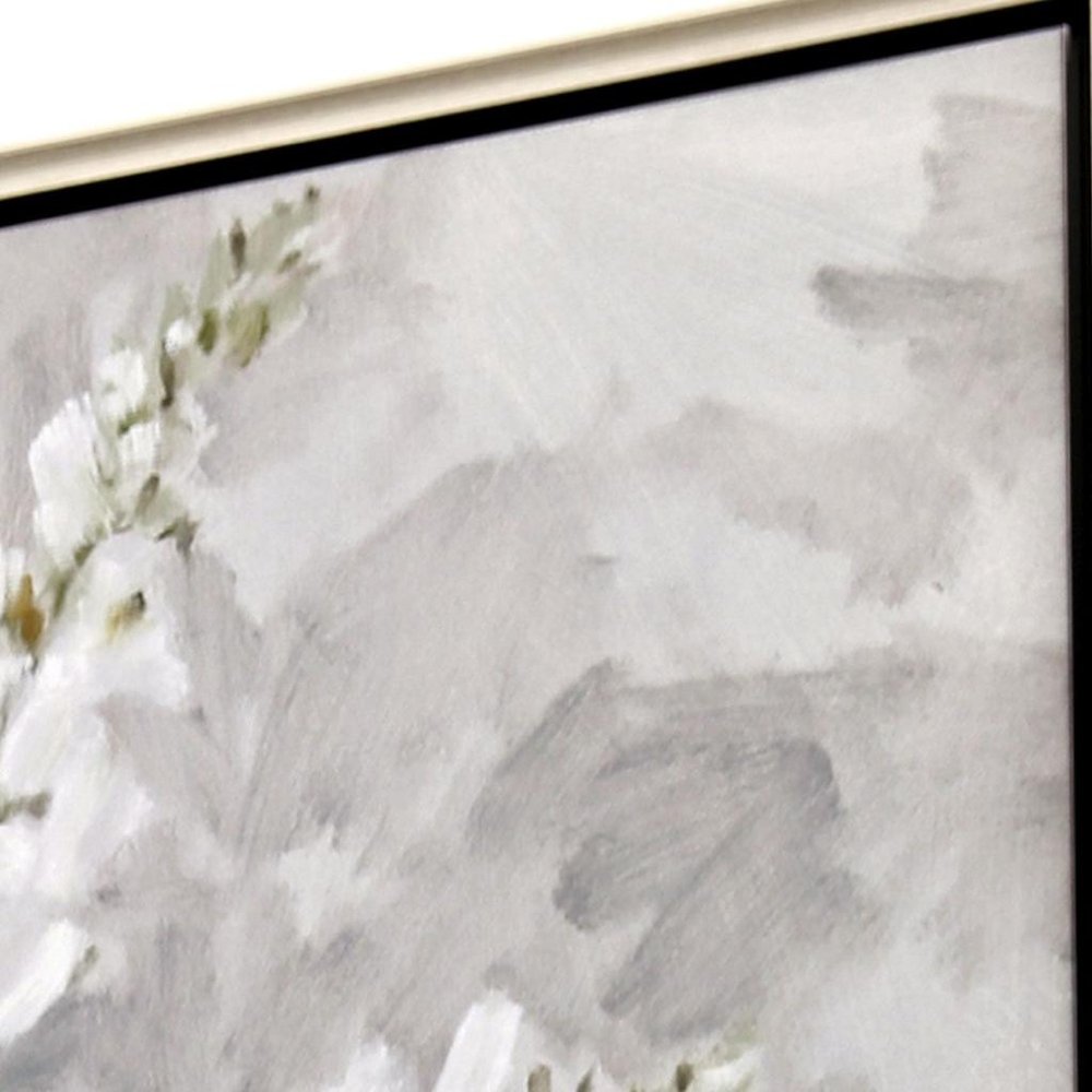 Calm Moment I Silver Floater Frame Wall Art HomeRoots