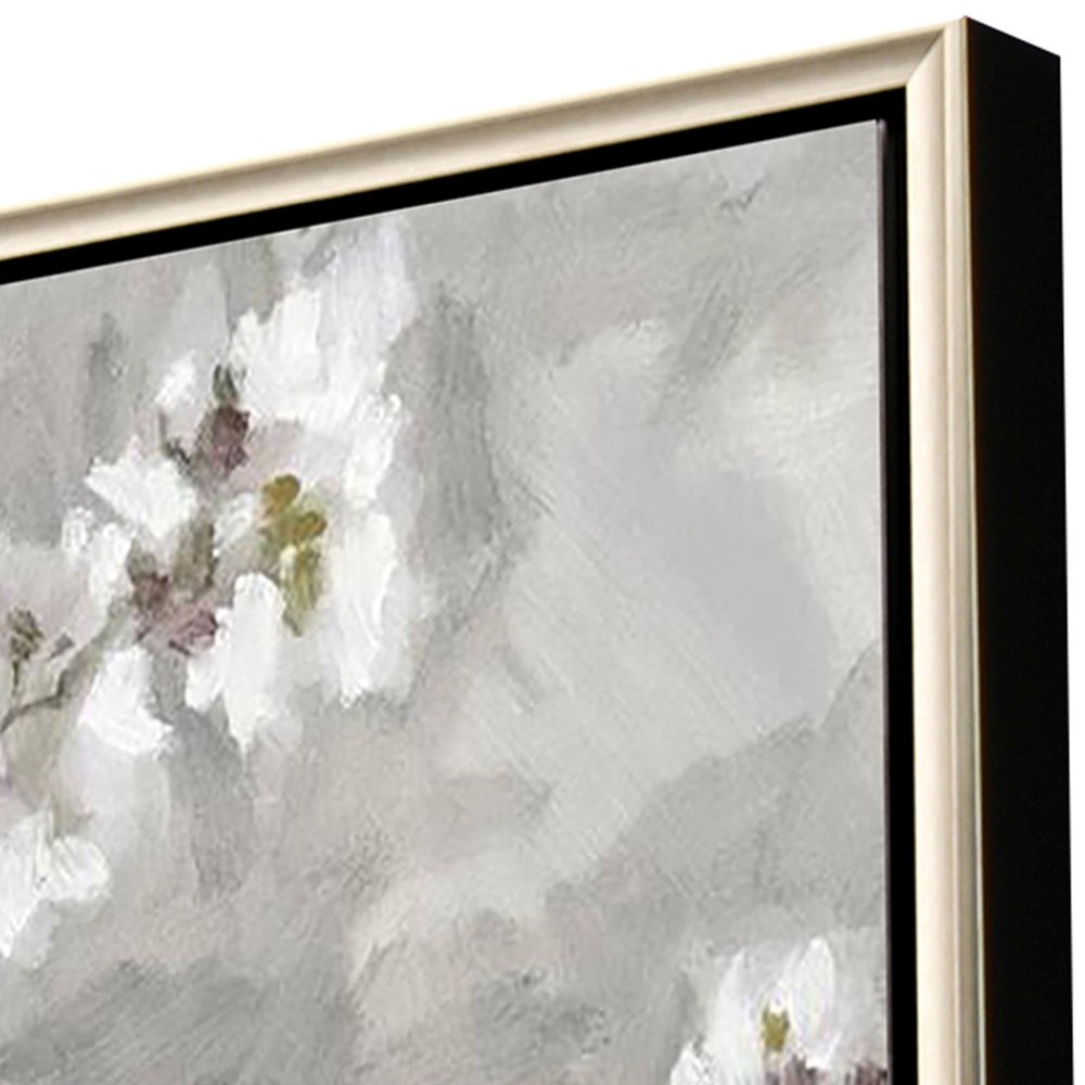 Calm Moment II Silver Floater Frame Wall Art HomeRoots