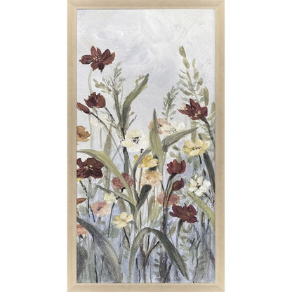 Flourish Wild Flower I Silver Framed Wall Art HomeRoots