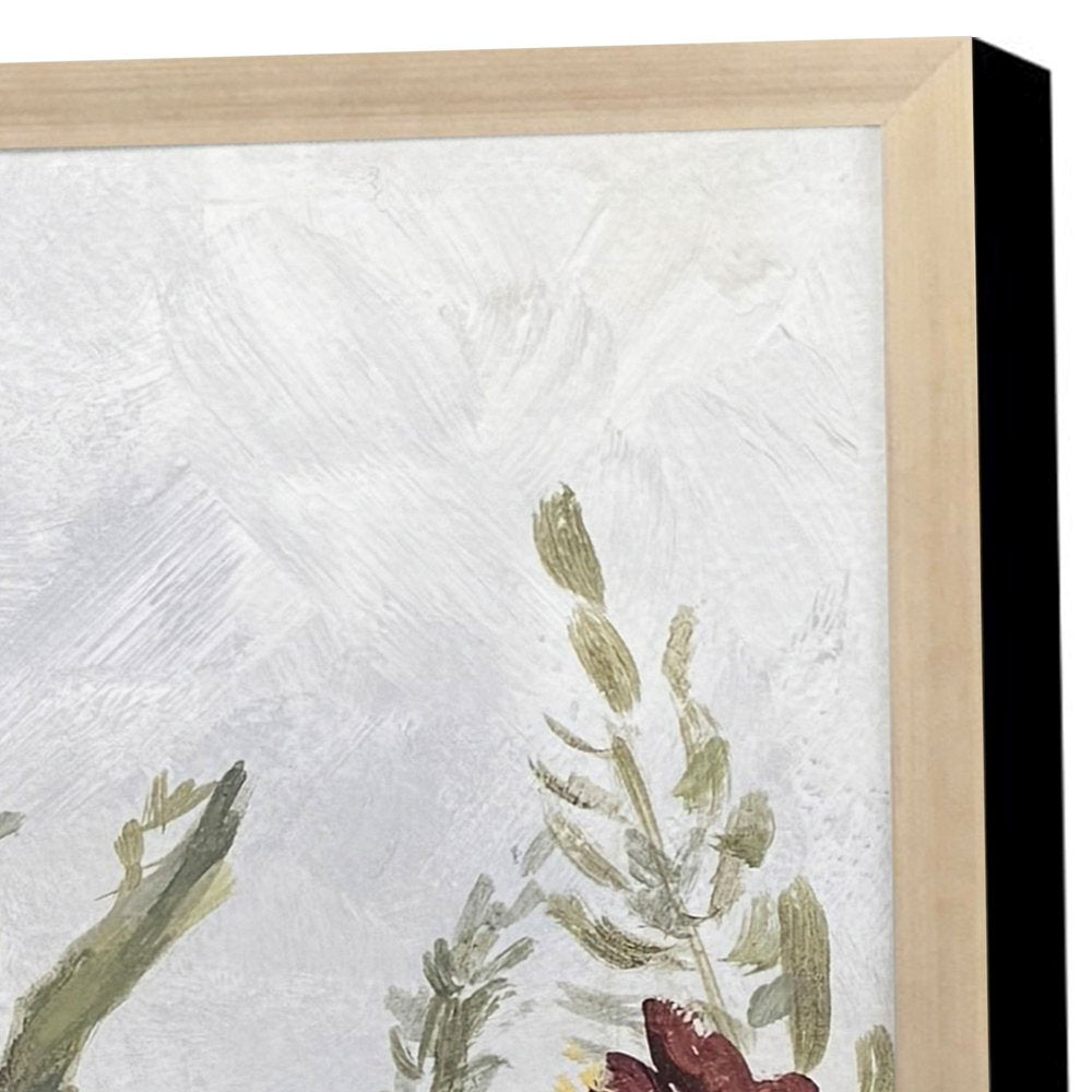 Flourish Wild Flower I Silver Framed Wall Art HomeRoots
