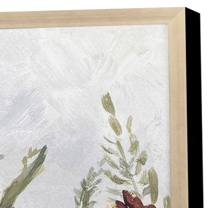 Flourish Wild Flower I Silver Framed Wall Art HomeRoots