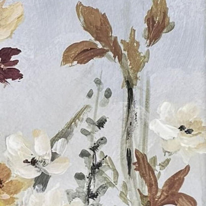 Flourish Wild Flower II Silver Framed Wall Art HomeRoots