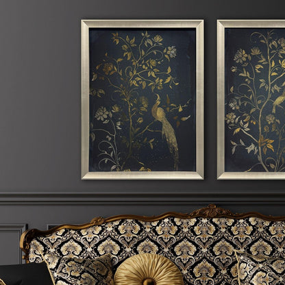 Jardine Chinois I Silver Framed Wall Art HomeRoots