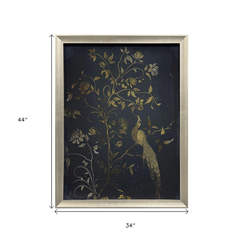 Jardine Chinois I Silver Framed Wall Art HomeRoots
