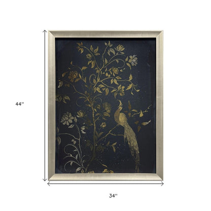 Jardine Chinois I Silver Framed Wall Art HomeRoots