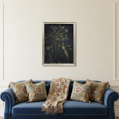 Jardine Chinois I Silver Framed Wall Art HomeRoots