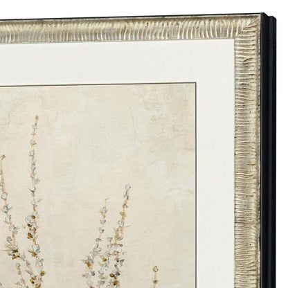 Whispering Grasses III Silver Framed Wall Art HomeRoots