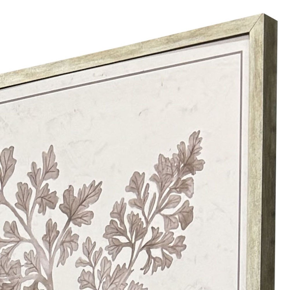 Set Of Four Fern Study Silver Framed Wall Art HomeRoots