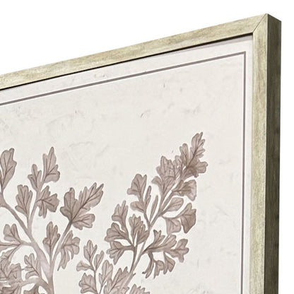 Set Of Four Fern Study Silver Framed Wall Art HomeRoots