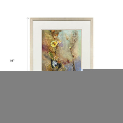 Floral Life I Gold Framed Wall Art HomeRoots