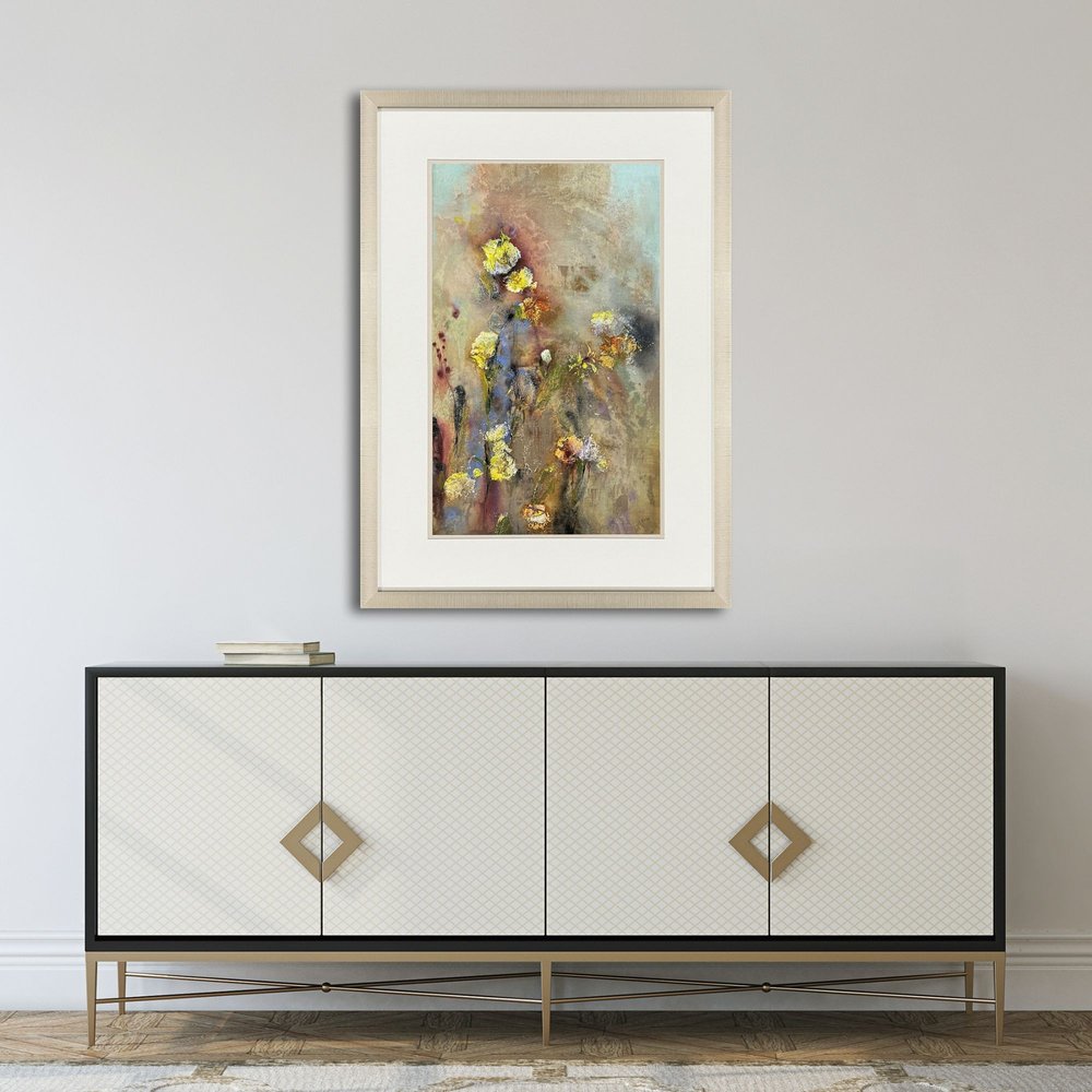 Floral Life II Gold Framed Wall Art HomeRoots