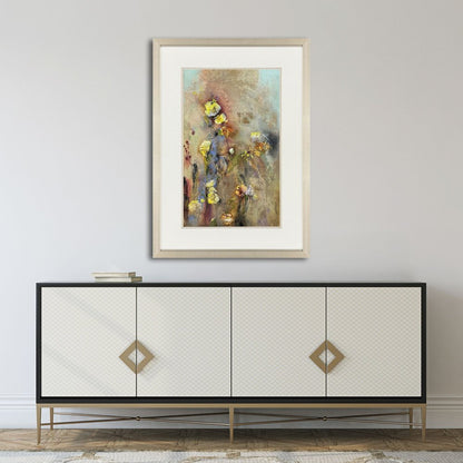 Floral Life II Gold Framed Wall Art HomeRoots
