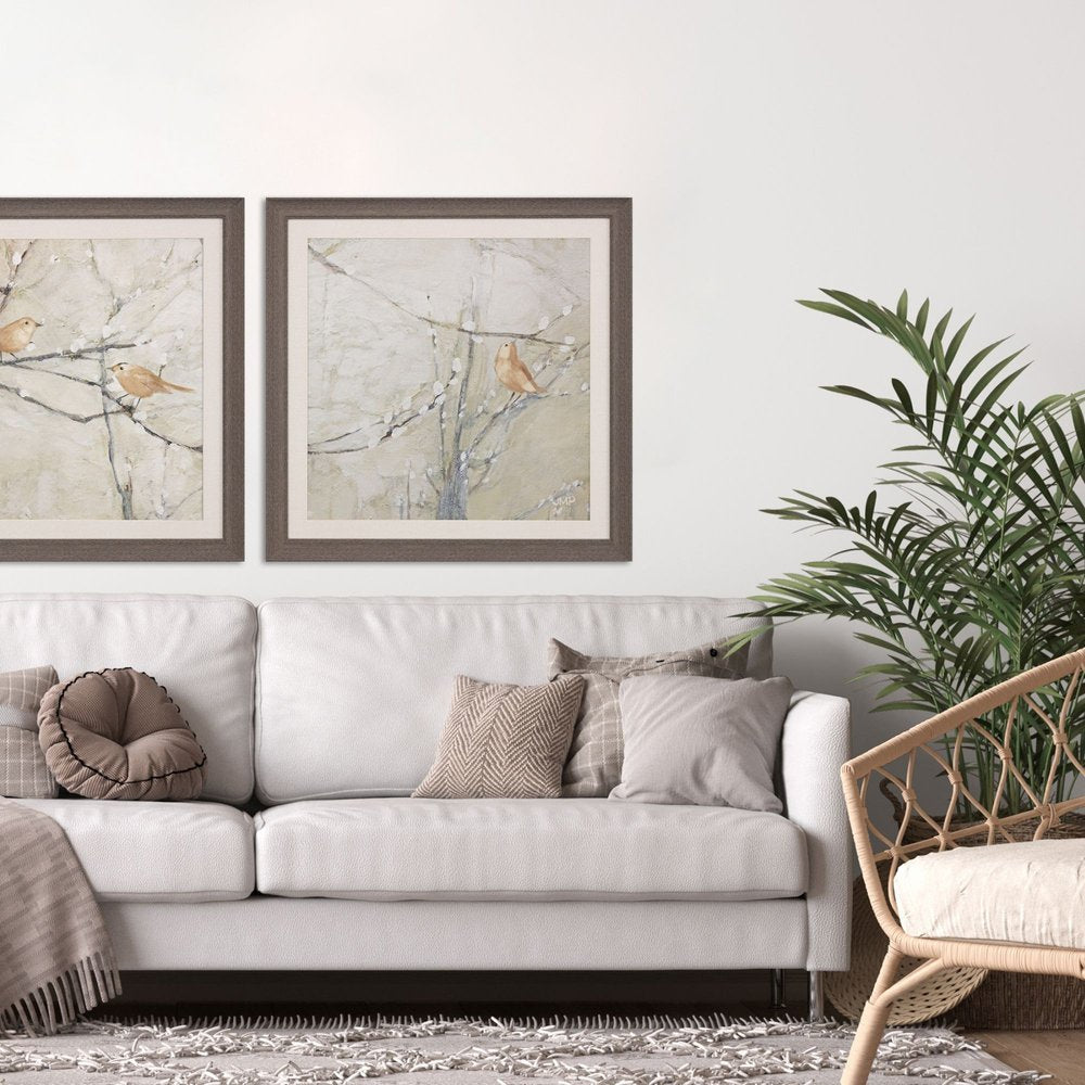 Budding Willow II Brown Framed Wall Art HomeRoots