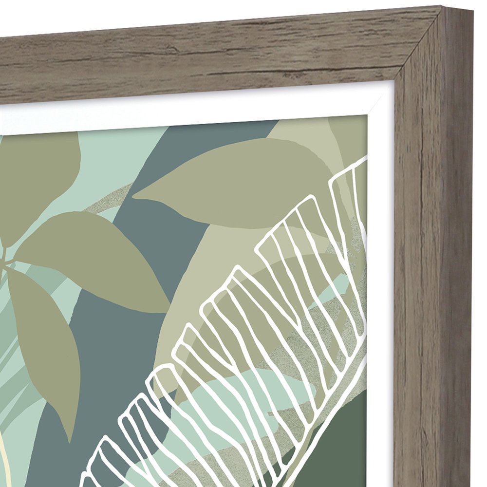 Tropical Botanical I Brown Framed Wall Art HomeRoots