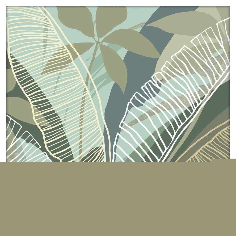 Tropical Botanical I Brown Framed Wall Art HomeRoots