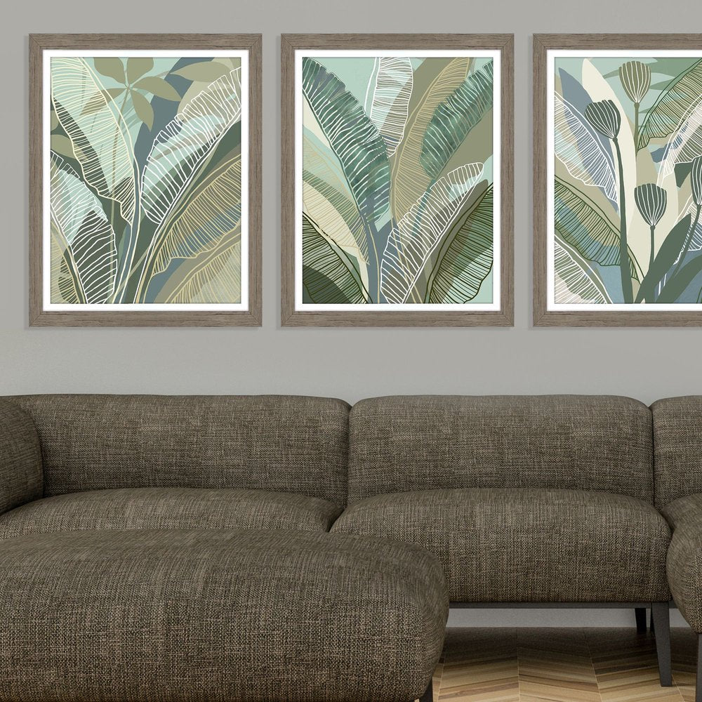 Tropical Botanical II Brown Framed Wall Art HomeRoots