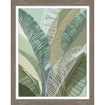Tropical Botanical II Brown Framed Wall Art HomeRoots