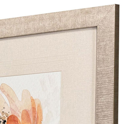 Perfect Poppies II Distressed Gold Framed Wall Art HomeRoots
