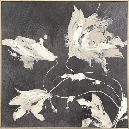 Neutral Flora II Gold Framed Wall Art HomeRoots