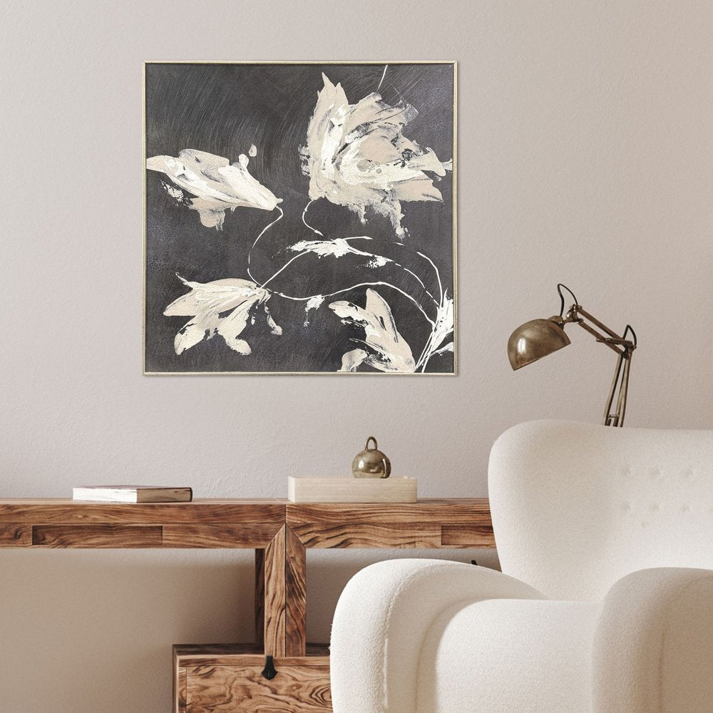 Neutral Flora II Gold Framed Wall Art HomeRoots