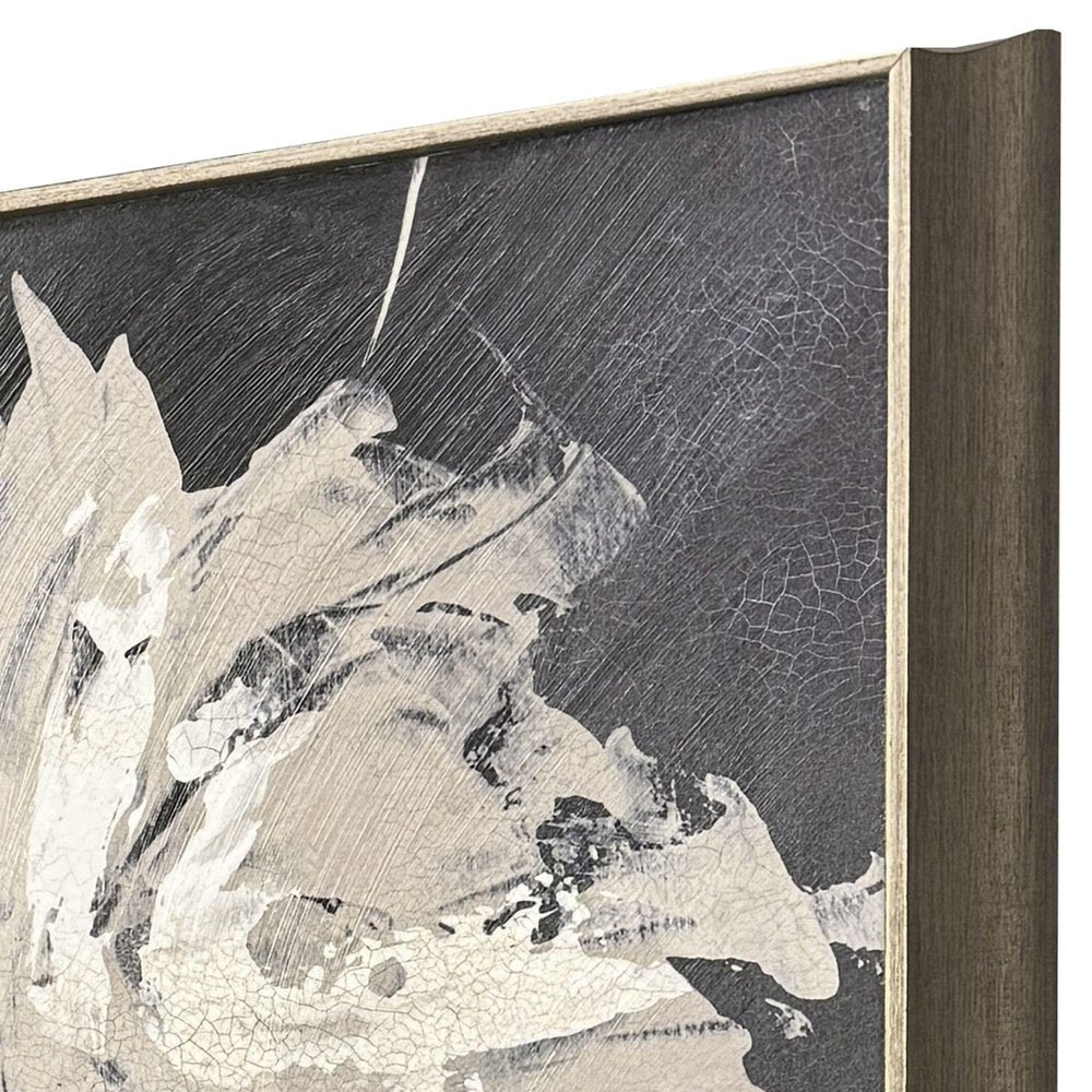 Neutral Flora II Gold Framed Wall Art HomeRoots