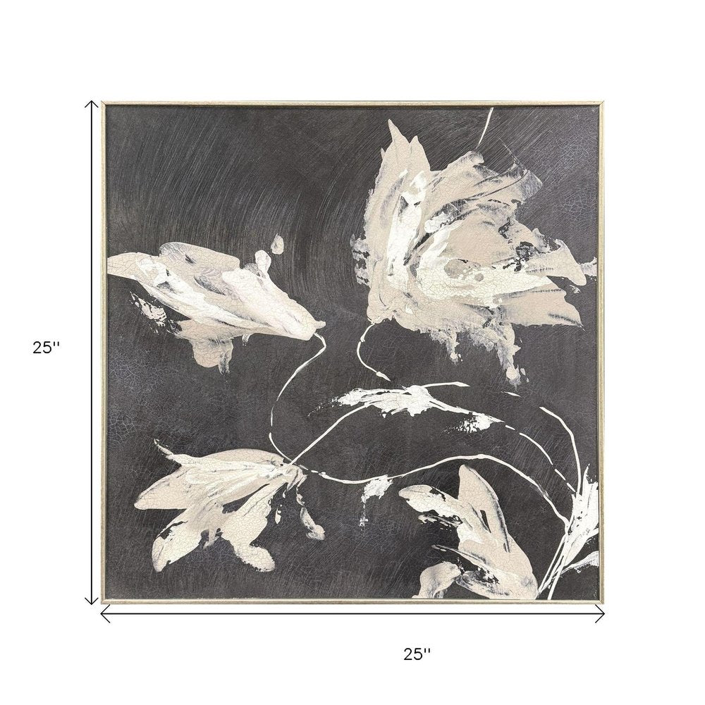 Neutral Flora II Gold Framed Wall Art HomeRoots