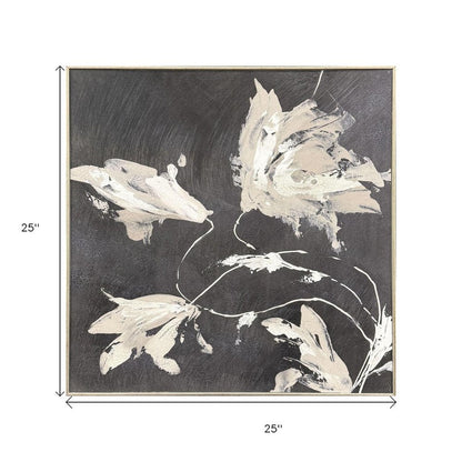 Neutral Flora II Gold Framed Wall Art HomeRoots