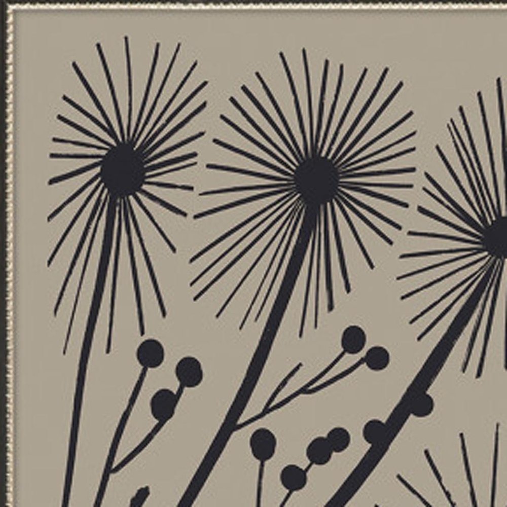 Set Of Four Simple Florals Black Framed Wall Art HomeRoots