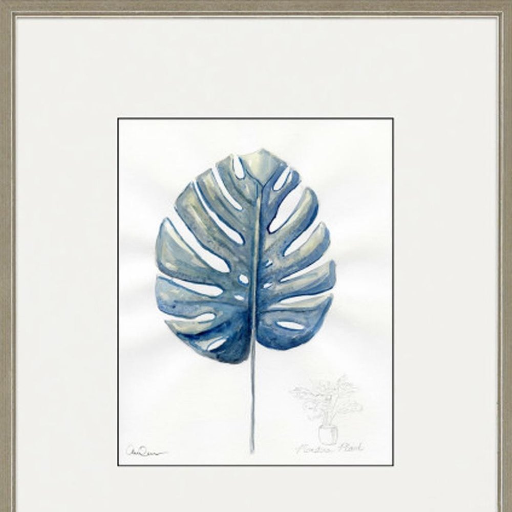 Set Of Four Plant Drawings Gold Framed Wall Art HomeRoots