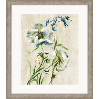 Sunny Day I Distressed Silver Framed Wall Art HomeRoots