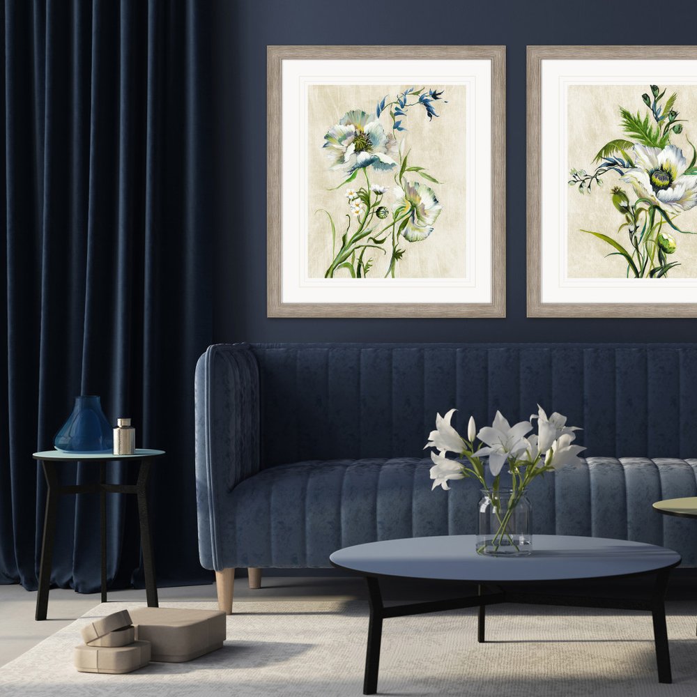 Sunny Day I Distressed Silver Framed Wall Art HomeRoots