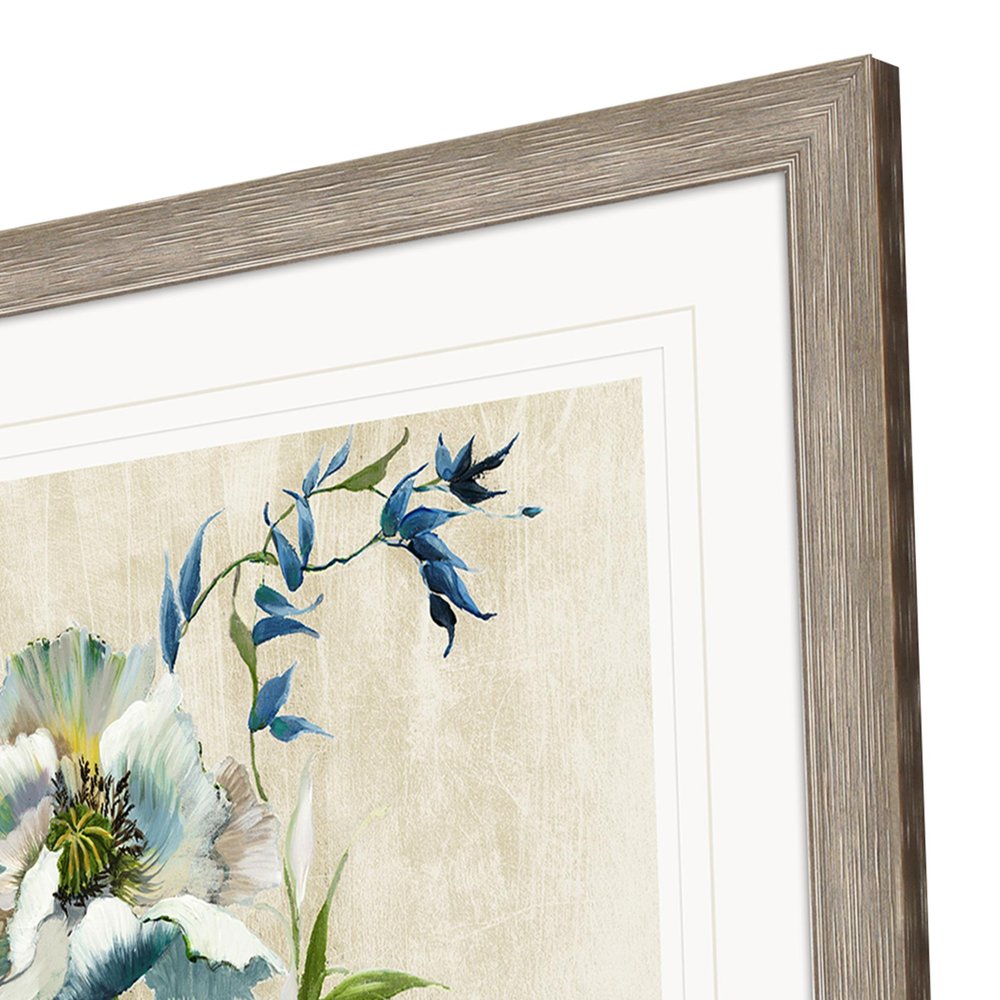 Sunny Day I Distressed Silver Framed Wall Art HomeRoots