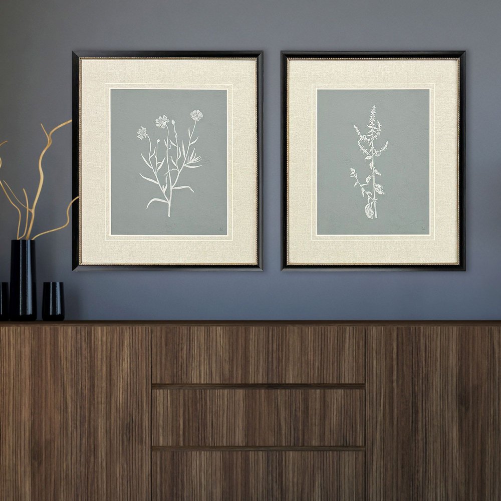 Set Of Two Nature's Gift II Black Framed Wall Art HomeRoots