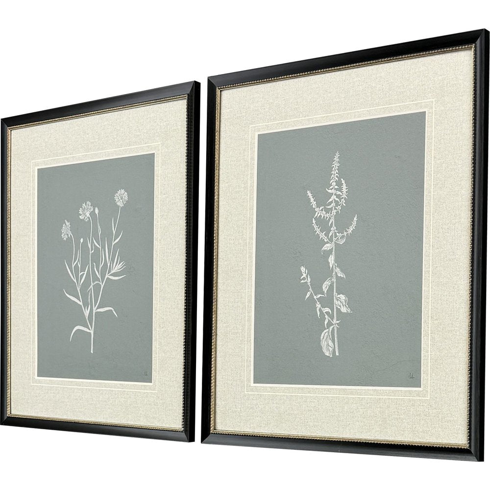 Set Of Two Nature's Gift II Black Framed Wall Art HomeRoots