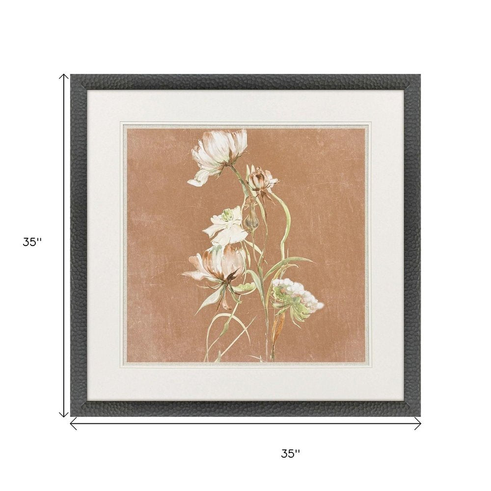 Wildflowers II Black Framed Wall Art HomeRoots