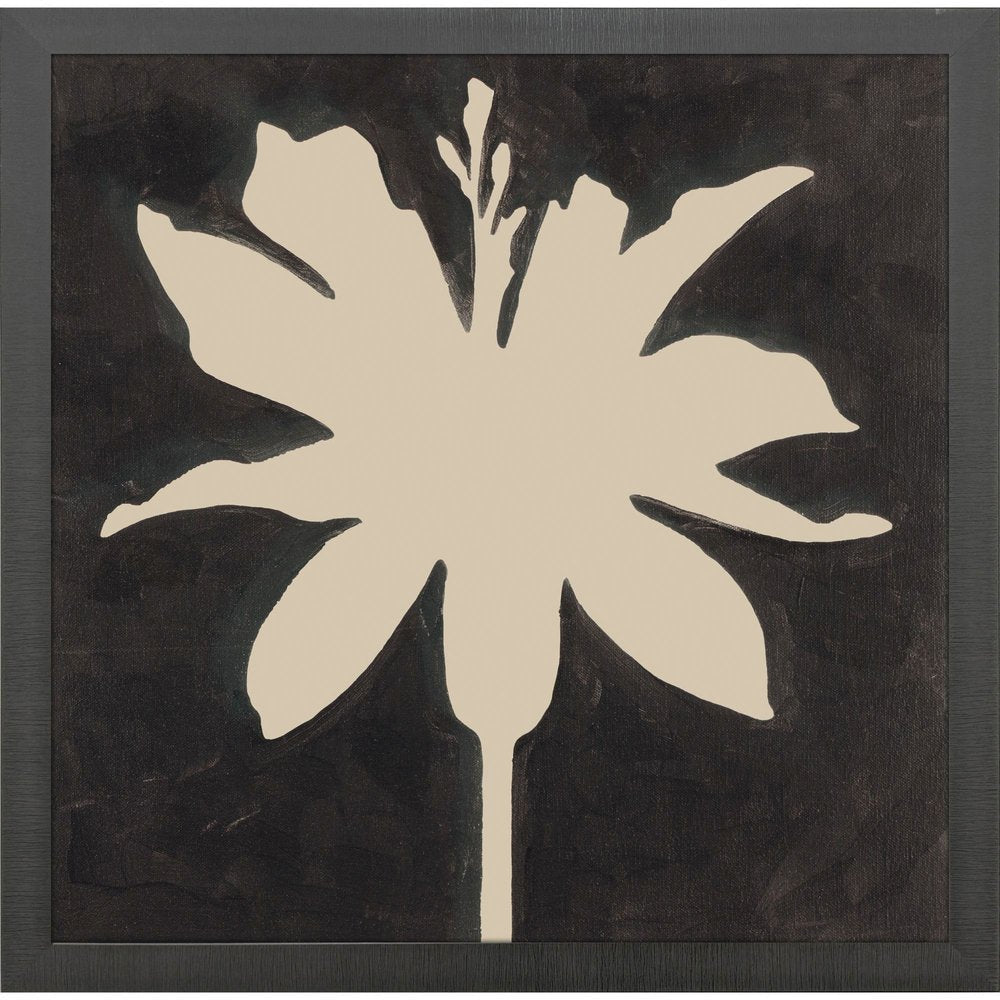Floral Silhouettes I Black Framed Wall Art HomeRoots