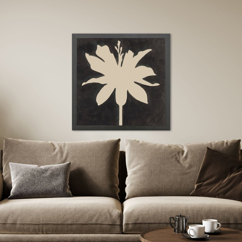 Floral Silhouettes I Black Framed Wall Art HomeRoots