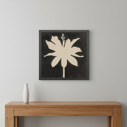 Floral Silhouettes I Black Framed Wall Art HomeRoots
